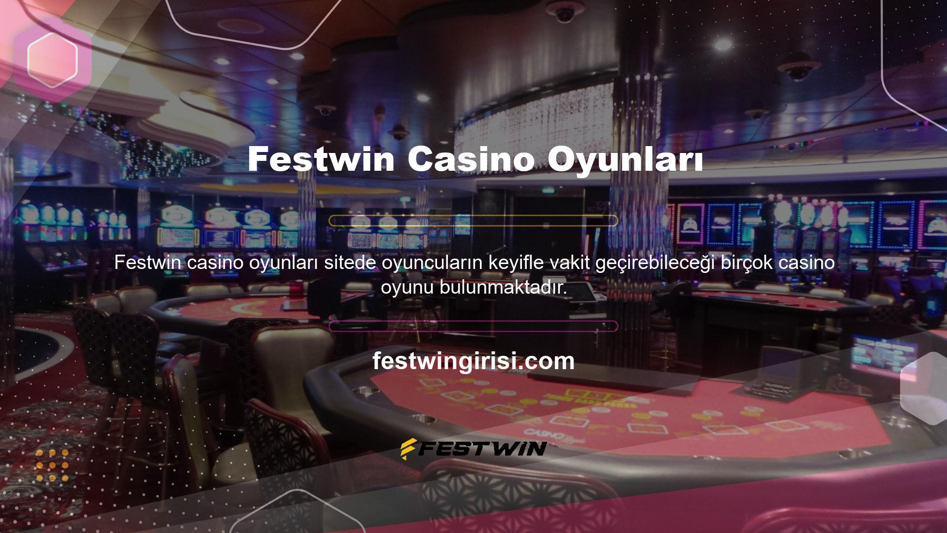 Kazanma şansınızı artırmak için poker, rulet, bakara ve blackjack arasından seçim yapın